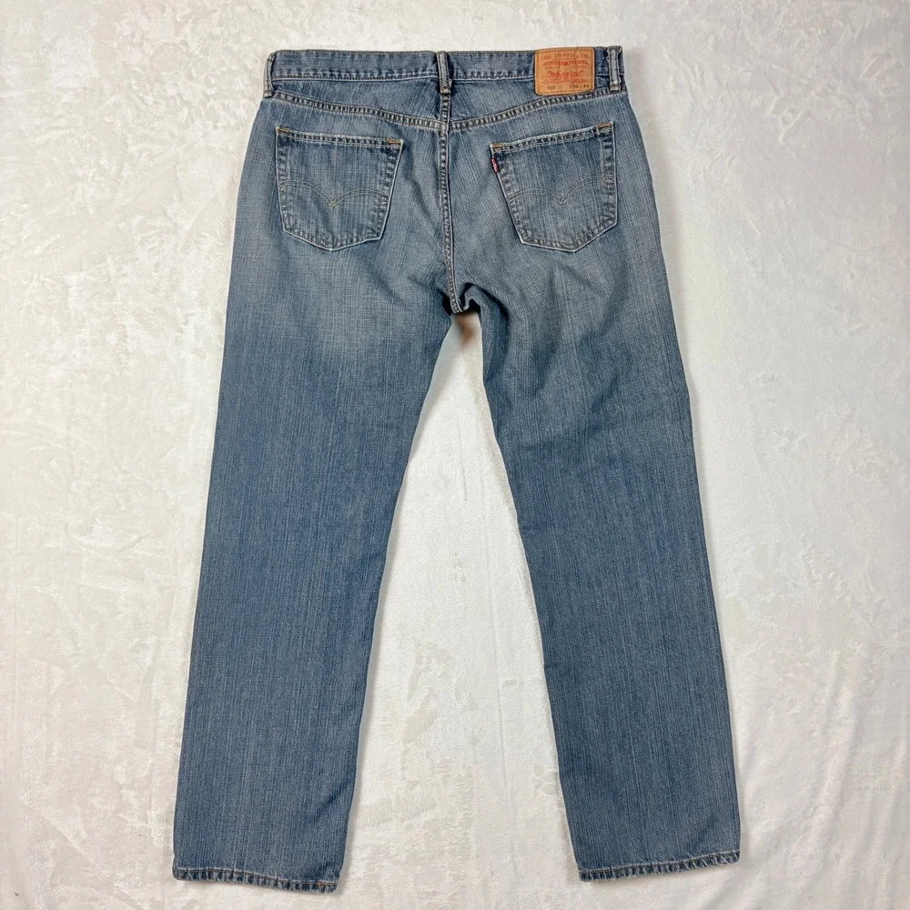 Levi's 559 Relaxed Straight Mens 36x34 Blue Good Medium Wash Denim Jeans